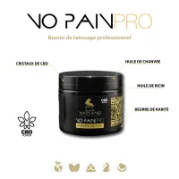 No Pain Pro - Beurre Tatouage CBD 150ml | Confort & Préparation Peau