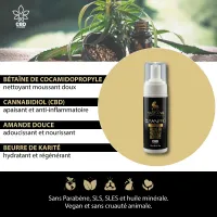 Clean Pro CBD 150ml | Mousse nettoyante tatouage vegan