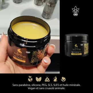 No Pain Pro – Tattoo Butter professionnel vegan au CBD – 150 mL