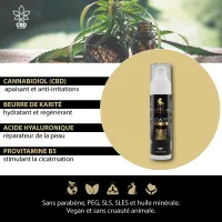 Crème pour tatouage en cicatrisation | Care CBD vegan – Black Mastang