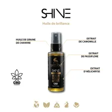 Huile pour tatouage terne | Shine CBD vegan – Black Mastang