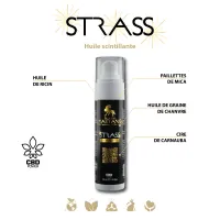 Strass CBD 50ml | Huile scintillante tatouage vegan Black Mastang