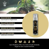 Strass CBD 50ml | Huile scintillante tatouage vegan Black Mastang