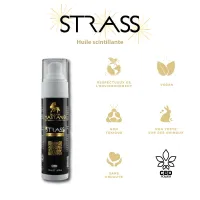 Strass CBD 50ml | Huile scintillante tatouage vegan Black Mastang